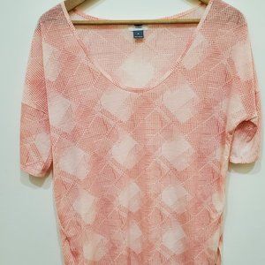 Pink 2-shades T-Shirt worn Long Old Navy Sz M
